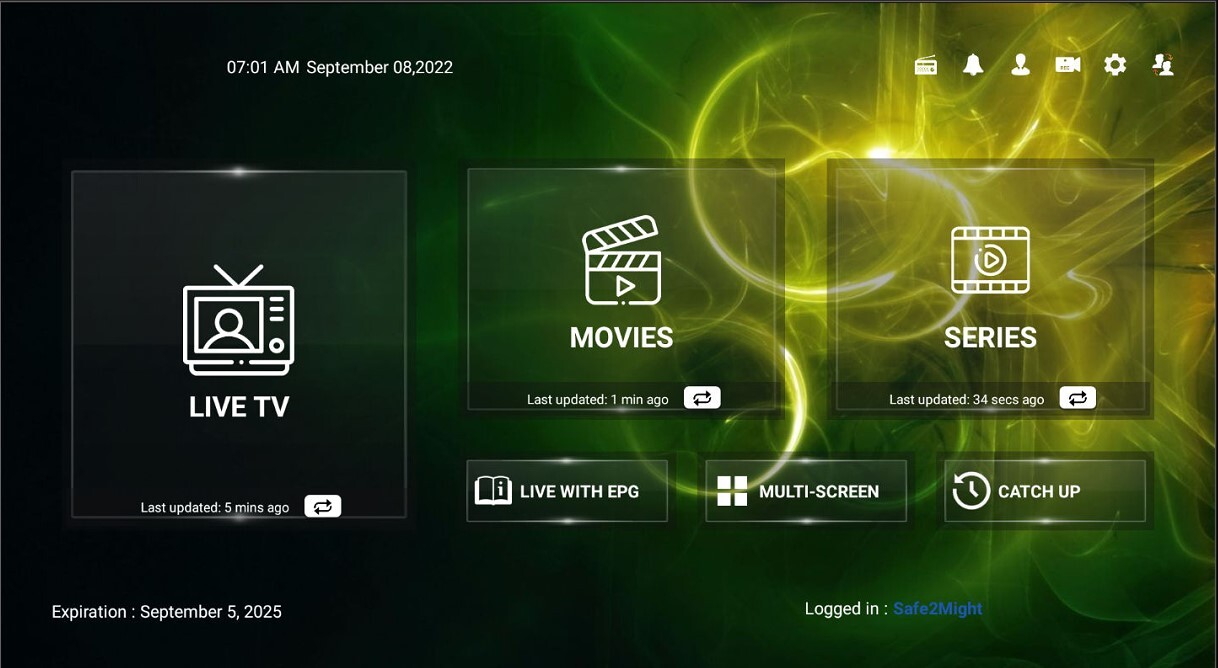 Ultra Green homescreen | cheap IPTV | IPTV provider UK | IPTV providers UK | IPTV UK subscription | best IPTV UK | best IPTV service UK | IPTV services UK | USA IPTV | IPTV USA |